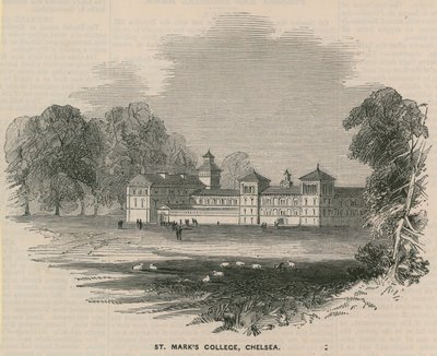 Ogólny widok Kolegium św. Marka autorstwa English School