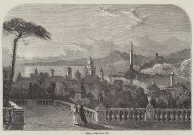 Genua (grawerowanie) autorstwa English School