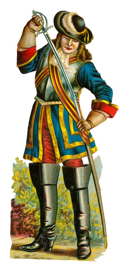 Gwardia dżentelmeńska z czasów Wilhelma III, 1689-1702 autorstwa English School