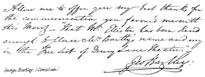George Bartley (komik) autorstwa English School