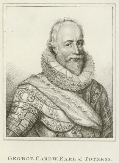 George Carew, hrabia Totness (grawerowanie) autorstwa English School