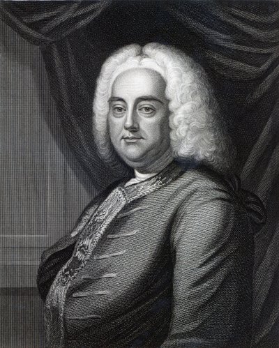 George Frideric Handel, grawerowane przez Thomsona (patrz także 377120) autorstwa English School