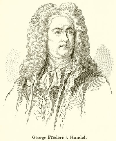 George Frederick Handel autorstwa English School