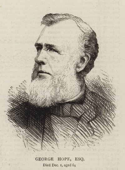 George Hope, giermek (grawerowanie) autorstwa English School