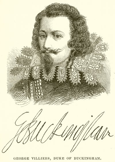 George Villiers, książę Buckingham autorstwa English School