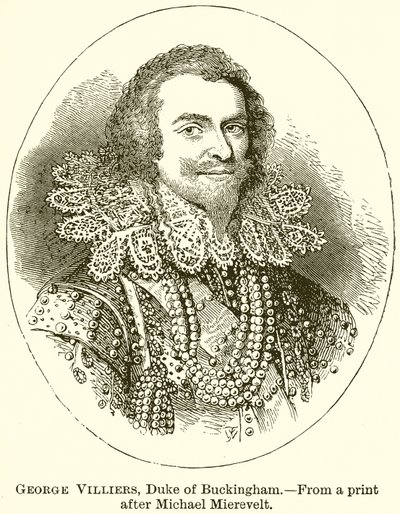 George Villiers, książę Buckingham autorstwa English School