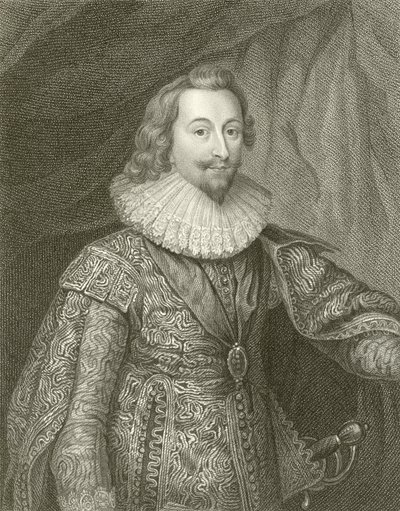 George Villiers, książę Buckingham autorstwa English School