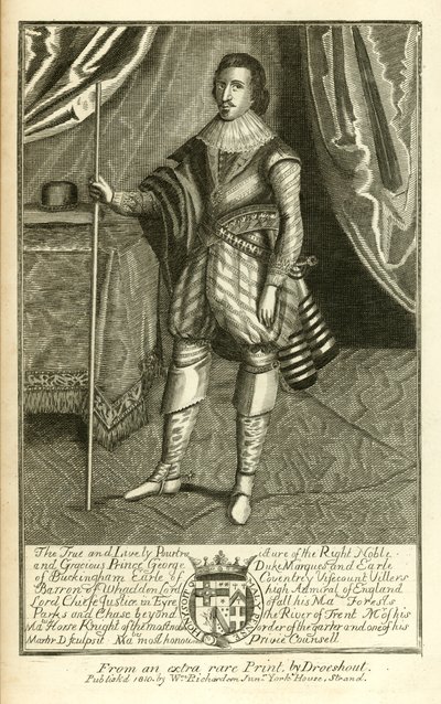 George Villiers, pierwszy książę Buckingham autorstwa English School