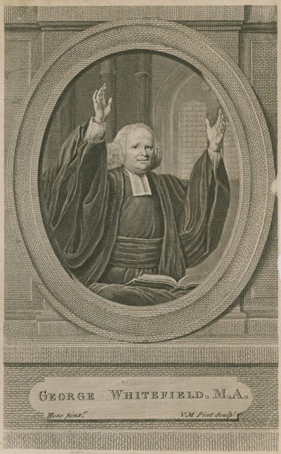 George Whitefield, MA, jeden z założycieli Methodism autorstwa English School