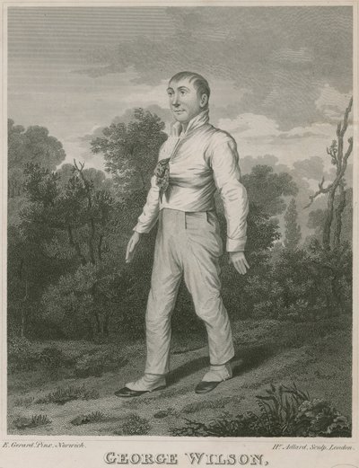 George Wilson, słynny pieszy Blackheath autorstwa English School