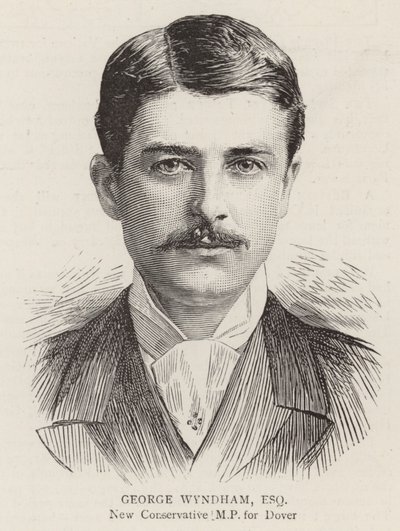 George Wyndham, dziedzic (grawerowanie) autorstwa English School