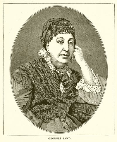 Georges Sand autorstwa English School