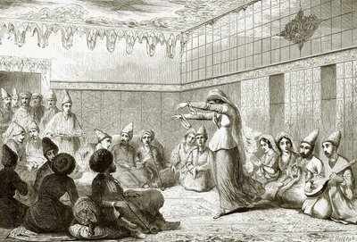 gruzińskie bajadery autorstwa English School