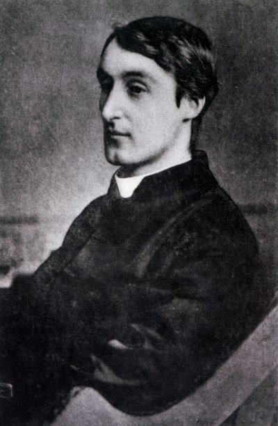 Gerard Manley Hopkins (1844-89) autorstwa English School