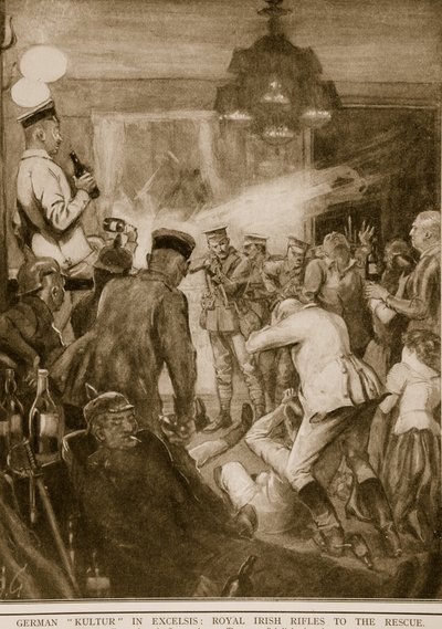 Niemiecki Kultur in Excelsis: Królewskie irlandzkie karabiny na ratunek, 1914-19 autorstwa English School