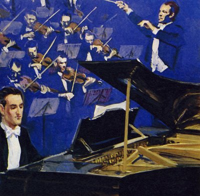 Sam Gershwin wykonał Koncert F w Carnegie Hall autorstwa English School