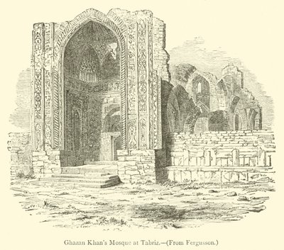 Meczet Ghazana Chana w Tabrizie (rycina) autorstwa English School