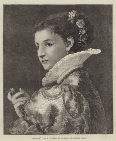 Giacometta (grawerowanie) autorstwa English School