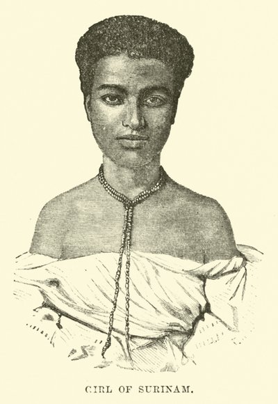 Dziewczyna z Surinamu autorstwa English School