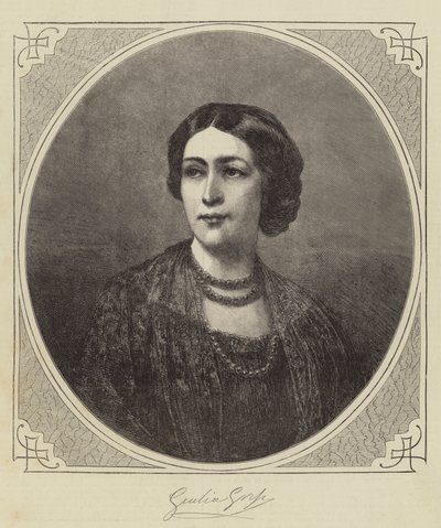 Giulia Grisi (grafika) autorstwa English School
