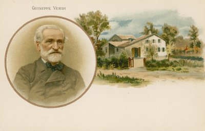 Giuseppe Verdi, włoski kompozytor autorstwa English School