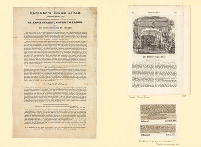 Gliddons Cigar Divan, założony w lutym 1825 r. autorstwa English School