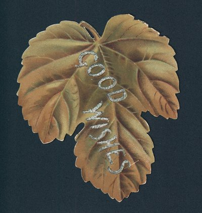 Złoty Liść, Kartka Świąteczna autorstwa English School
