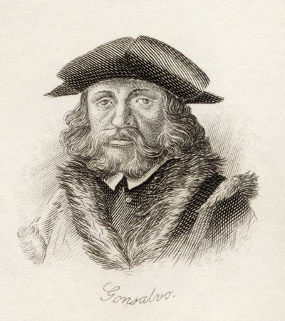 Gonzalo Fernandez de Cordoba, ze „Słownika historycznego Krabba”, opublikowanego w 1825 r. autorstwa English School