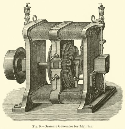 Generator gramów do oświetlenia autorstwa English School