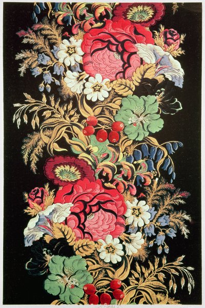 Wielka Wystawa, 1851: Wstążka, sztychowana przez M. Digby Wyatt autorstwa English School