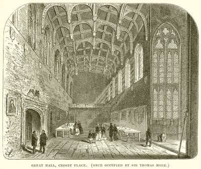 Wielka Sala, Crosby Place. (Kiedyś zajmowany przez Sir Thomasa More