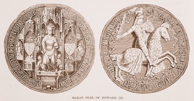 Wielka Pieczęć Edwarda III autorstwa English School