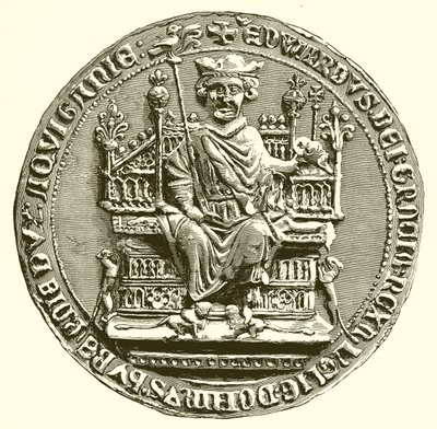 Wielka Pieczęć Edwarda I autorstwa English School