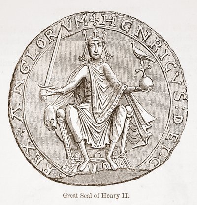 Wielka Pieczęć Henryka II autorstwa English School