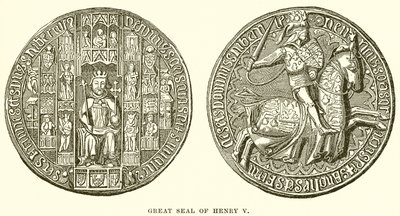 Wielka Pieczęć Henryka V autorstwa English School