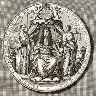 Wielka Pieczęć Króla Jerzego I autorstwa English School