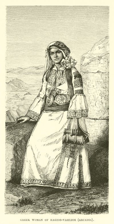 Greczynka z Hagios-Vasilios, Arkadia autorstwa English School