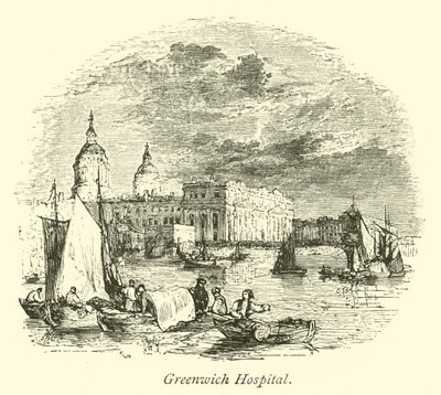 Szpital w Greenwich autorstwa English School