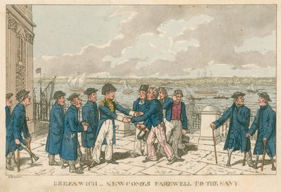 Greenwich, Londyn - Pożegnanie nowo przybyłych z marynarką wojenną autorstwa English School