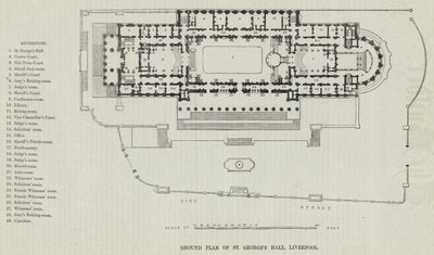 Plan parteru St George