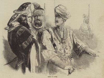 Grupa Sikhów (grafika) autorstwa English School