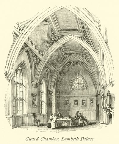 Komnata Straży, Pałac Lambeth autorstwa English School