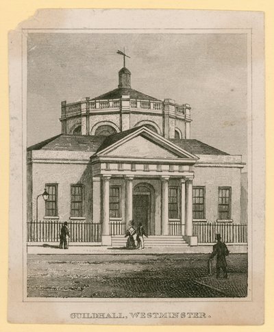 Guildhall, Westminster, Londyn autorstwa English School