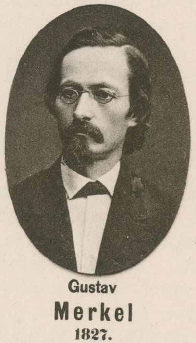 Gustav Merkel (grawerunek) autorstwa English School
