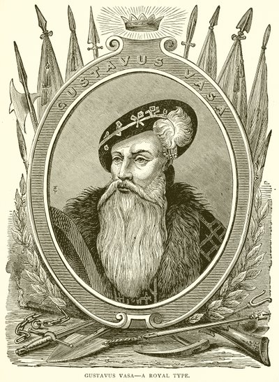 Gustaw Waza — królewski typ autorstwa English School