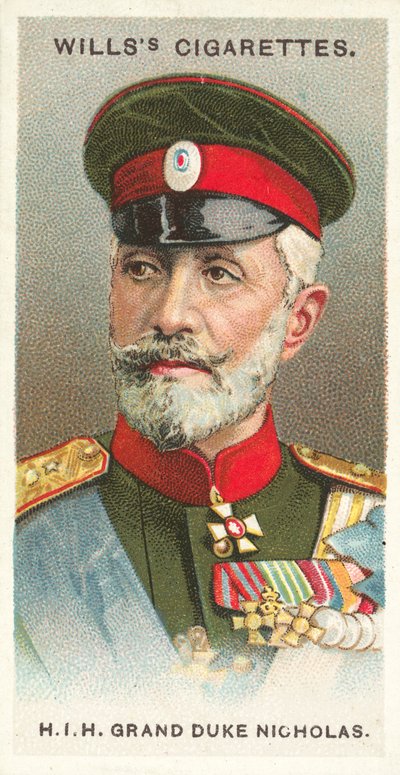 Wielki Książę HIH Mikołaj (chromolitho) autorstwa English School