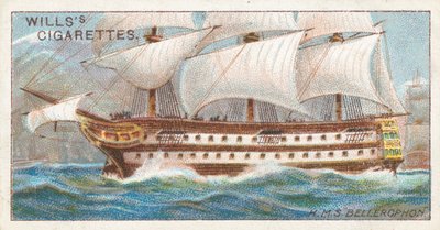 H.M.S. „Bellerophon“polis autorstwa English School