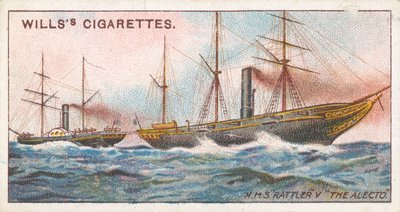 H.M.S. „Rattler” V „Alecto” autorstwa English School