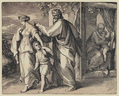 Hagar (grawerunek) autorstwa English School