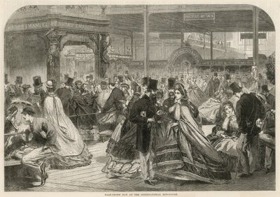 Dzień pół korony na Międzynarodowej Wystawie 1862 autorstwa English School